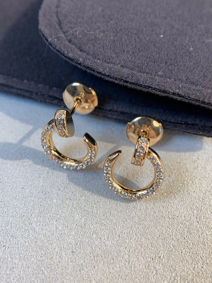 [Luna Brilliance]JUSTE EARRINGS GOLD DIAMONDS
