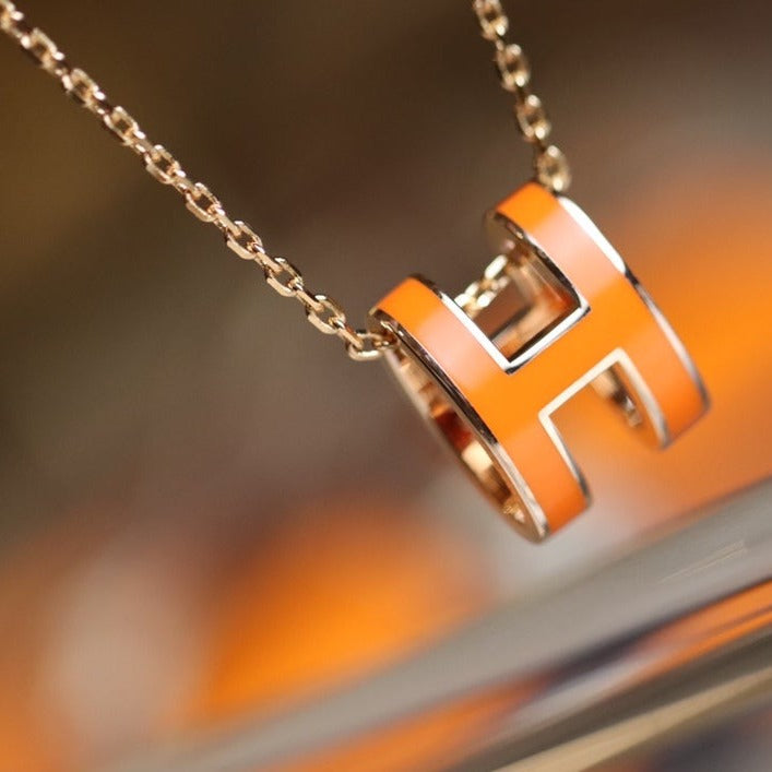 [Luna Brilliance]POP H PEDANT PINK GOLD