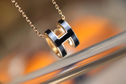 [Luna Brilliance]POP H PEDANT PINK GOLD