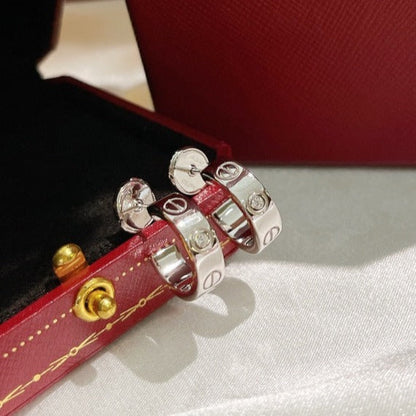 [Luna Brilliance]LOVE EARRINGS 5.7MM 2 DIAMONDS