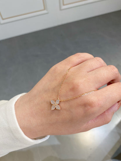 [Luna Brilliance]STAR DIAMOND NECKALCE