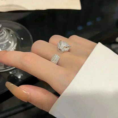 [Luna Brilliance]PANTHERE 5.5MM ALL DIAMOND RING