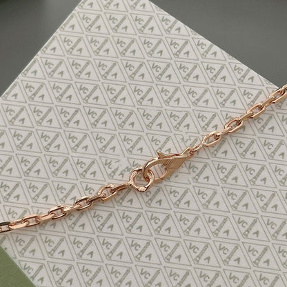 [Luna Brilliance]LUCKY SPRING 15 MOTIFS ROSE GOLD NECKLACE