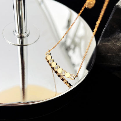 [Luna Brilliance]BEE MY LOVE DIAMOND NECKLACE