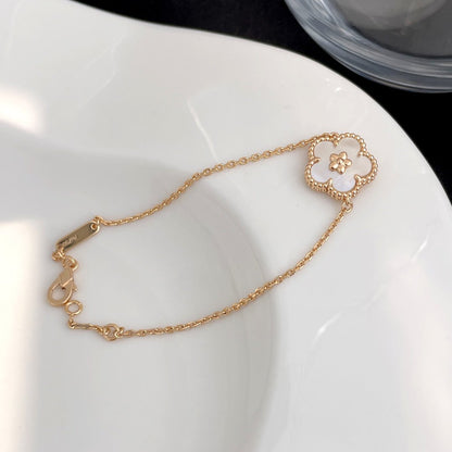 [Luna Brilliance]LUCKY SPRING ROSE GOLD MOP BRACELET