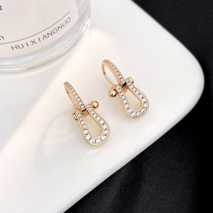 [Luna Brilliance]FORCE 10 FULL DIAMOND DROP EARRINGS MEDIUM MODEL