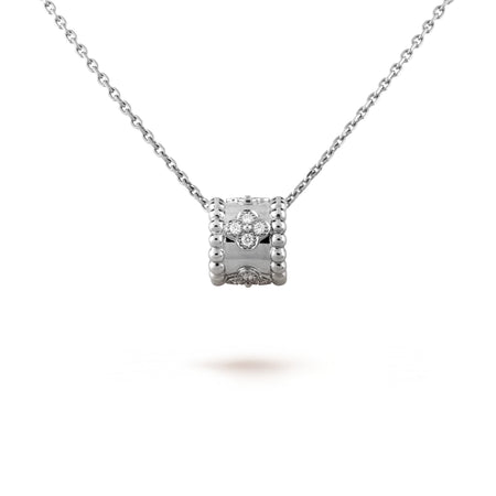 [Luna Brilliance]PERLEE PEDANT SIVLER DIAMOND NECKLACE