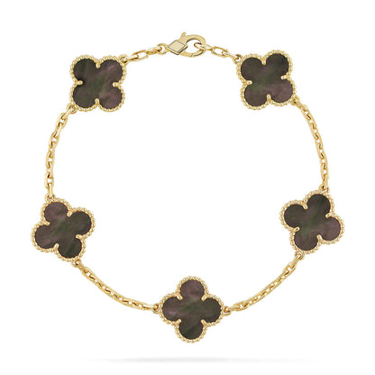 [Luna Brilliance]CLOVER GOLD BRACELET COLLECTION,5 MOTIFS