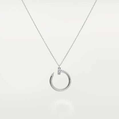 [Luna Brilliance]JUSTE NECKLACE SILVER