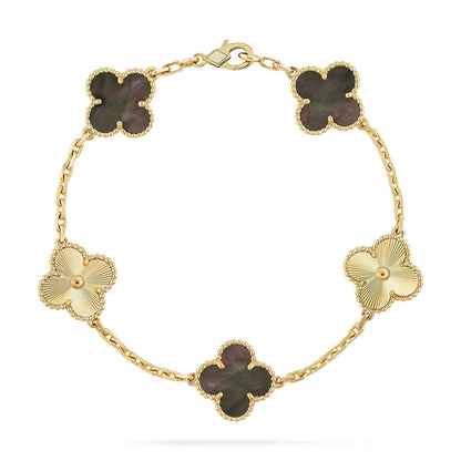 [Luna Brilliance]CLOVER LASER GOLD BRACELET COLLECTION,5 MOTIFS