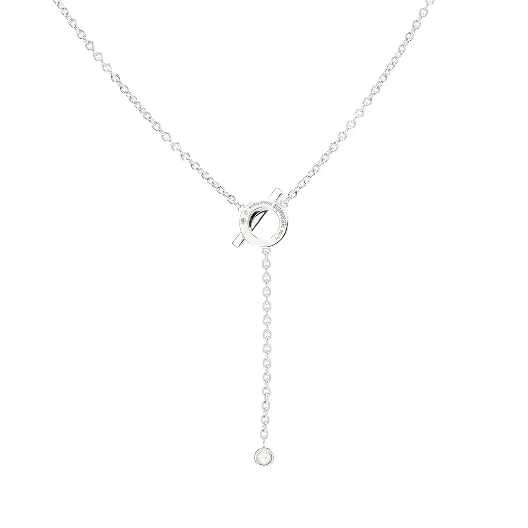 [Luna Brilliance]FINESSE SILVER DIAMOND NECKLACE