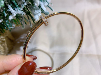 [Luna Brilliance]JUSTE BRACELET 2.5MM DIAMONDS