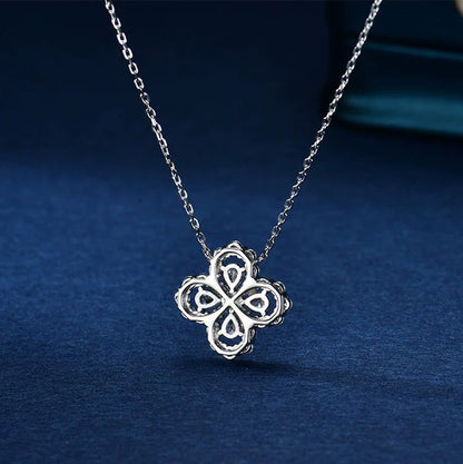 [Luna Brilliance]LOOP NECKLACE FULL MOTIF DIAMOND 16MM MULTIPLE COLORS