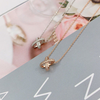 [Luna Brilliance]JEUX DE DIAMOND NECKLACE