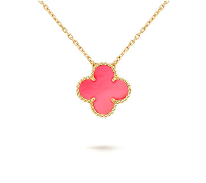 [Luna Brilliance]CLOVER 15MM SINGLE FLOWER NECKLACE COLLECTION