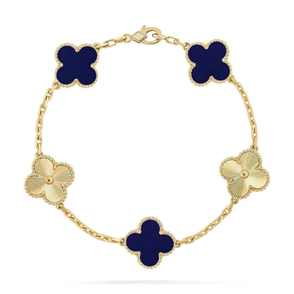 [Luna Brilliance]CLOVER LASER GOLD BRACELET COLLECTION,5 MOTIFS