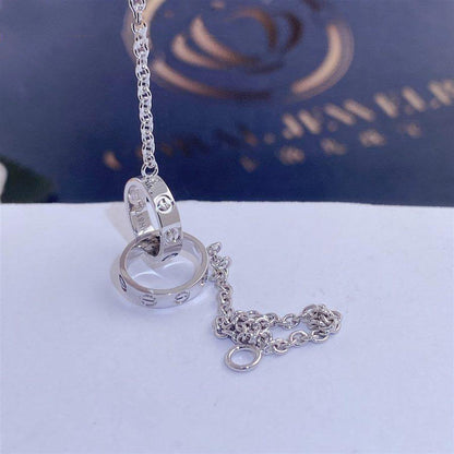 [Luna Brilliance]LOVE BRACELET DOUBLE RING