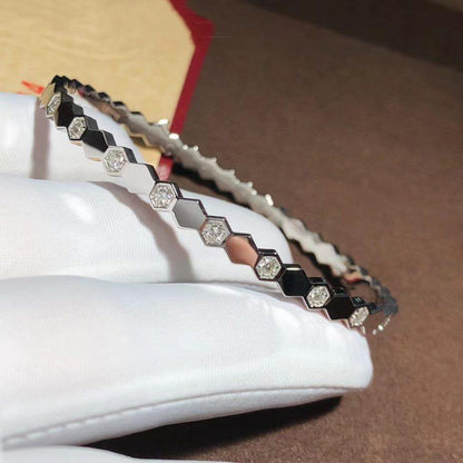 [Luna Brilliance]BEE LOVE SILVER DIAMOND BRACELET