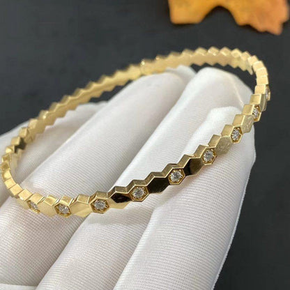 [Luna Brilliance]BEE LOVE GOLD DIAMOND BRACELET