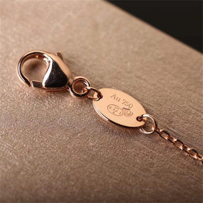 [Luna Brilliance]Hollow Design Four-Leaf Clover Flower Shape Ring