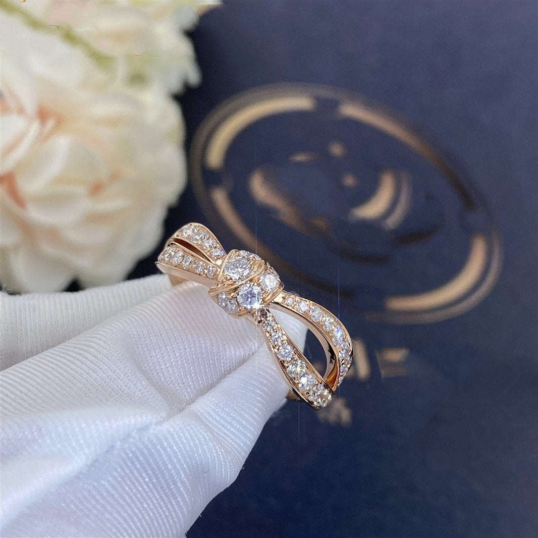 [Luna Brilliance]LIENS PINK GOLD DIAMOND RING