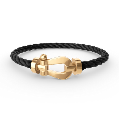 [Luna Brilliance]FORCE LARGE HORSESHOE NO DIAMOND BRACELET GOLD