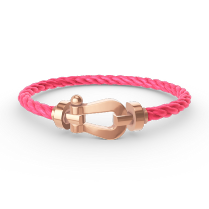 [Luna Brilliance]FORCE LARGE HORSESHOE NO DIAMOND BRACELET ROSE GOLD