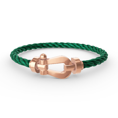 [Luna Brilliance]FORCE LARGE HORSESHOE NO DIAMOND BRACELET ROSE GOLD