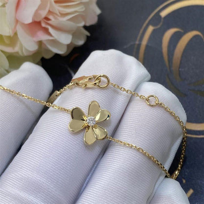 [Luna Brilliance]FRIVOLE GOLD FLOWER BRACELET