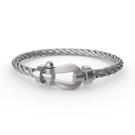 [Luna Brilliance]FORCE LARGE HORSESHOE NO DIAMOND BRACELET SILVER